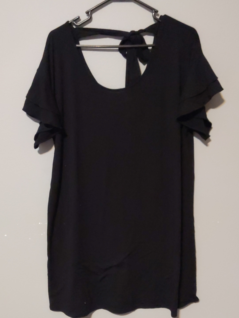 Arizona Jean Company Black Maxi Dress with Tie Back